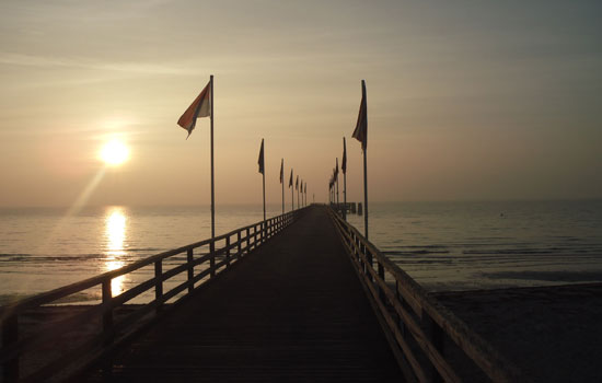 Strandspielplatz unweit der Wohnung